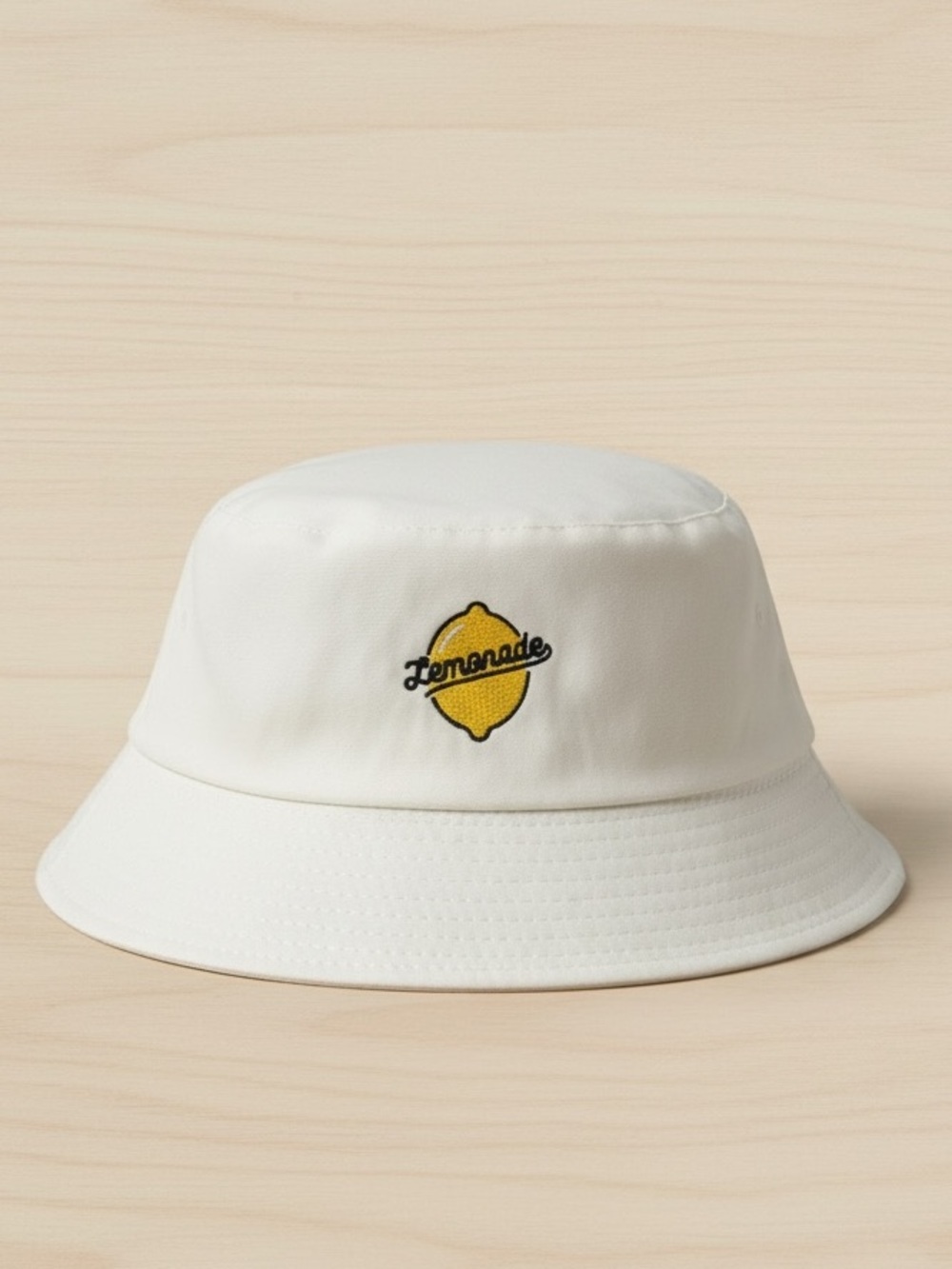 3/$25 ROMWE Lemonade Reversible Bucket Hat Lemon Logo Skater Beach Streetwear